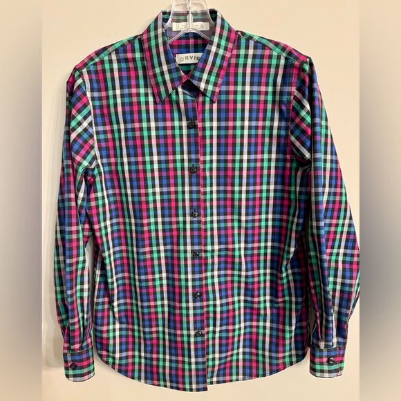 Orvis Tops - NWT Orvis Vibrant Plaid Women’s Button Down Shirt